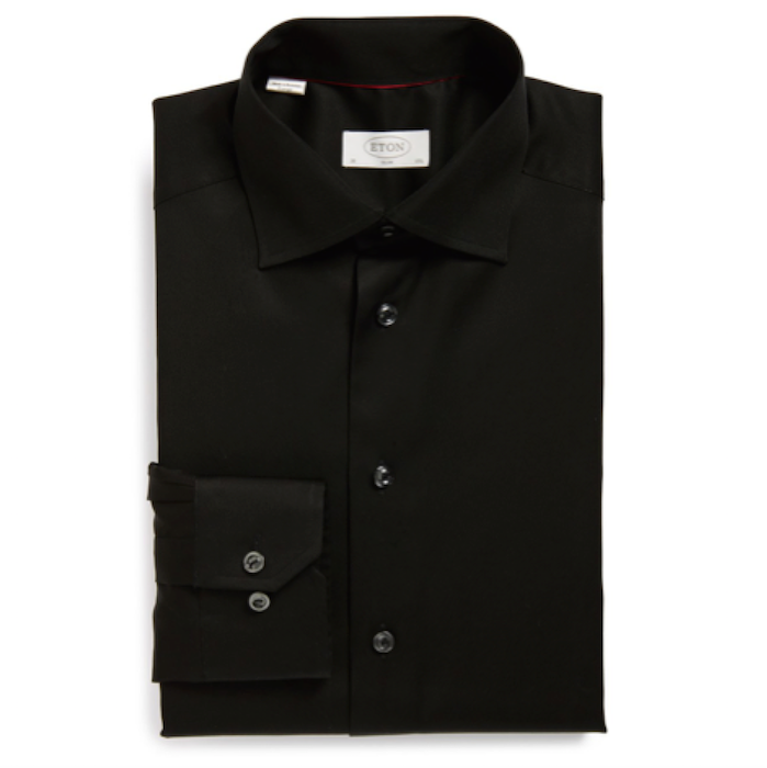 Eton Contemporary Fit Solid Dress Shirt | Blingby
