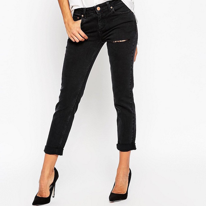 Selected Homme Denim Black Jeans in Skinny Fit | Blingby