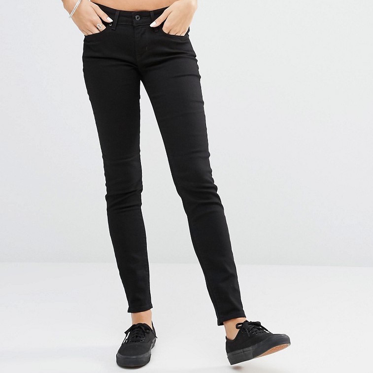 levi's 711 mid rise skinny jeans