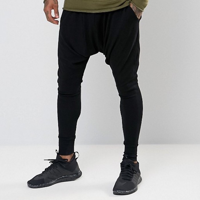 Sixth June Slouchy Skinny Joggers With Drop Crotch
