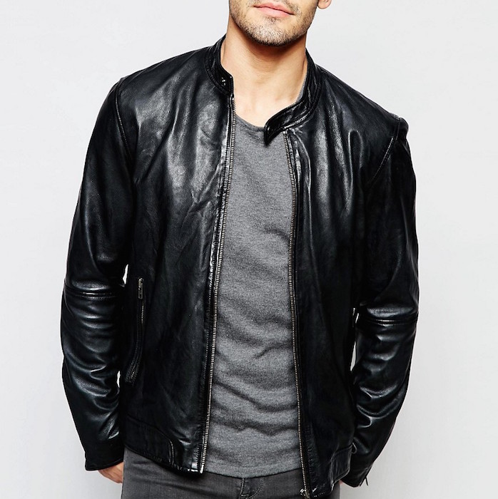 Selected Homme Leather Jacket
