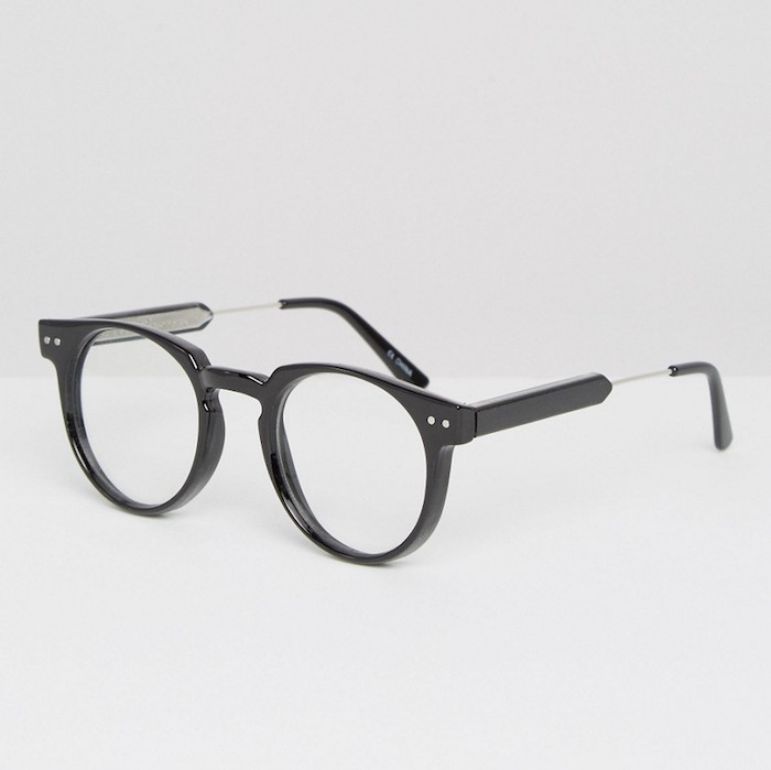 Spitfire Round Glasses with Clear Lens