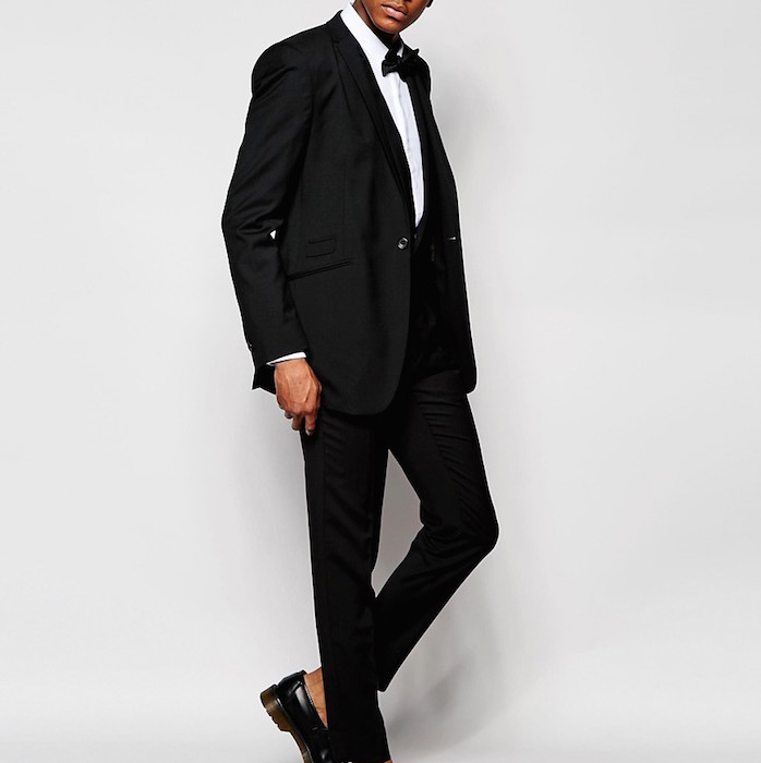 ASOS Slim Suit Jacket In Black
