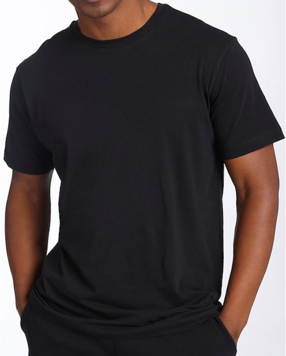 Black Roll Sleeve T-Shirt