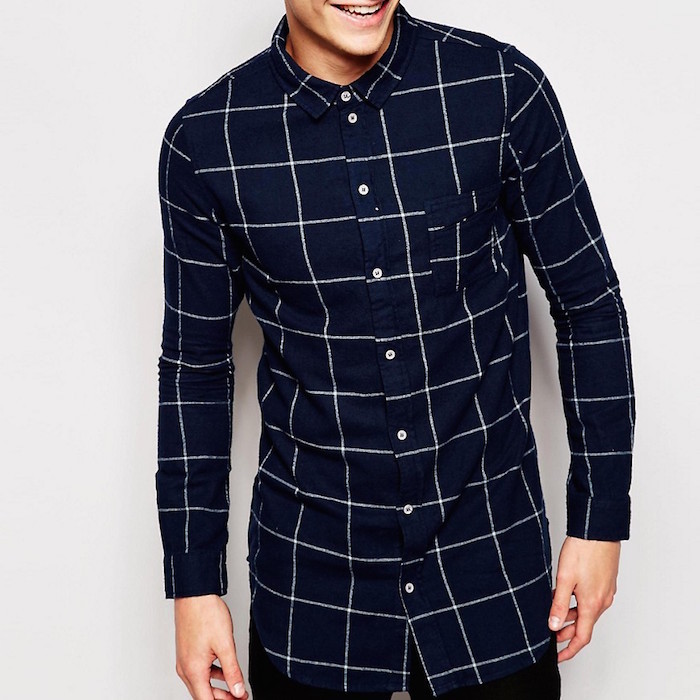 Another Influence Flannel Windowpane Check Shirt