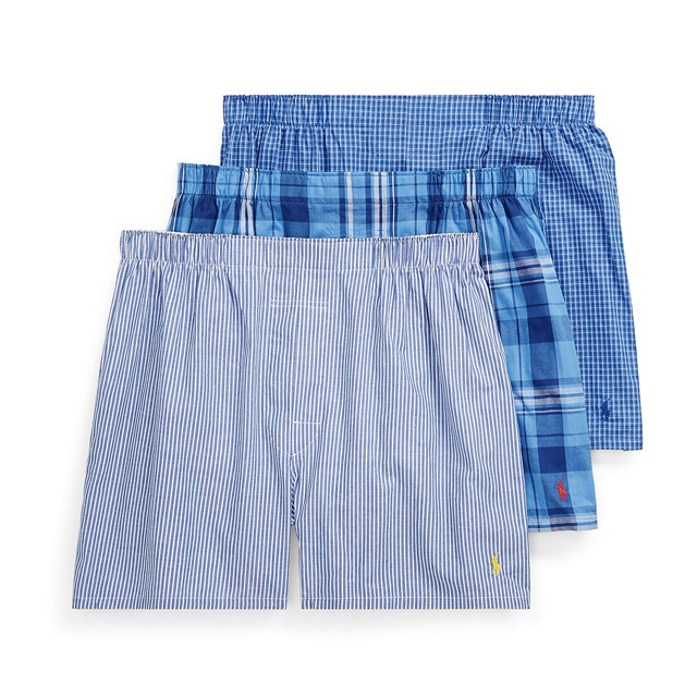 Polo Ralph Lauren Classic Fit Woven Boxer 3-Pack