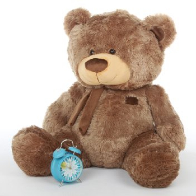 Tubby Bellied Brown Fluffy Teddy Bear