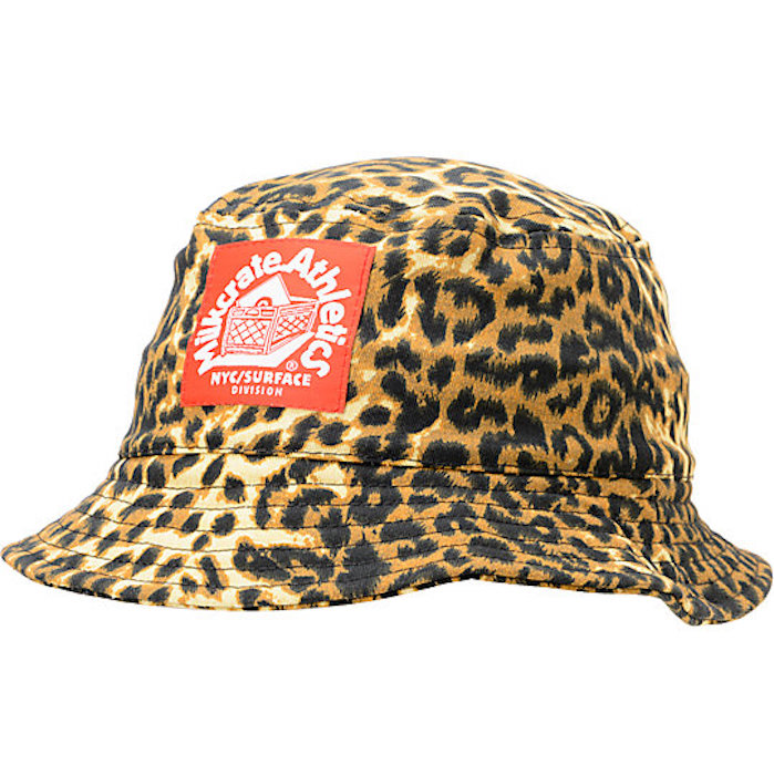 Milkcrate Athletics Cotton Bucket Hat - Leopard Print