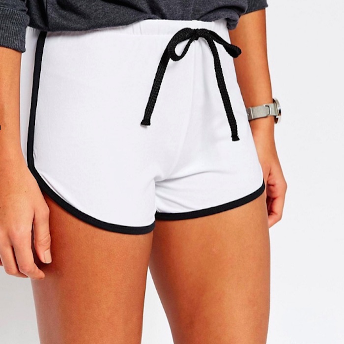 ASOS Basic Cotton Shorts with Contrast Binding