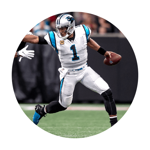 Cam Newton Plays Through Pain