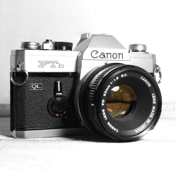 Canon FTb – SLR + 50mm FD 1.8 Lens