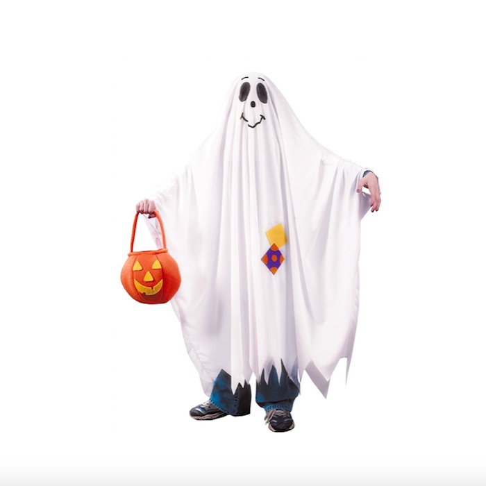 Childrens Bed Sheet Style Friendly Ghost