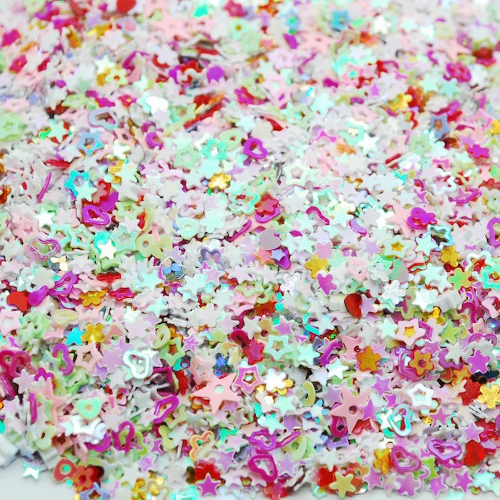 Colorful Manicure Glitter Confetti 1.8oz/50g Mixed Shapes