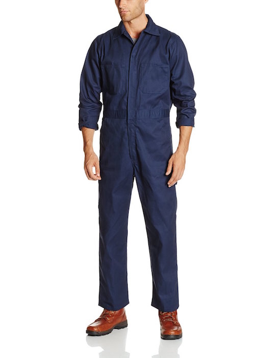 Work Men's Long Sleeve Non-Insulated Mechanic Coverall