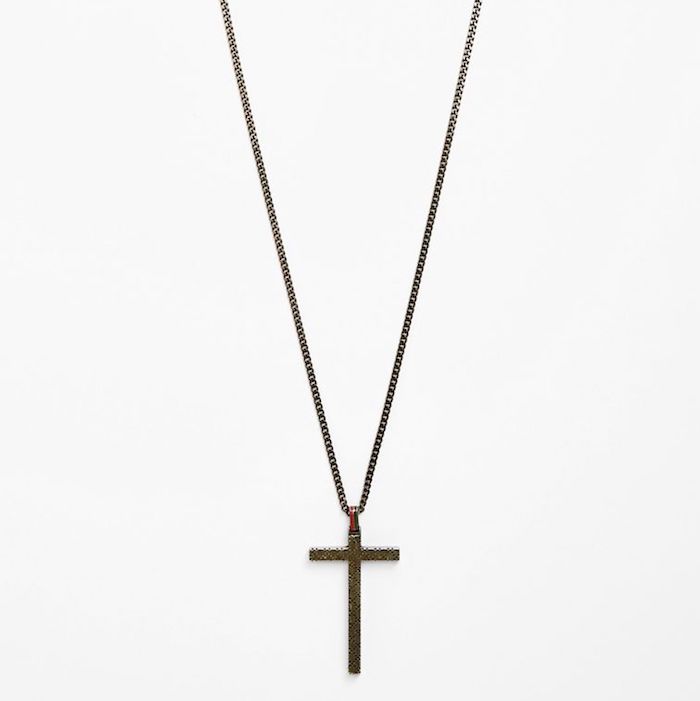 Gucci 'Diamantissima' Cross Necklace