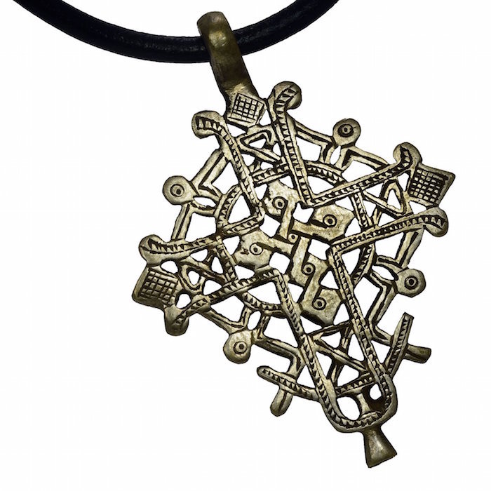 Handmade Quality Huge Orthodox Ethiopian Coptic Cross Jewelry Silver Pendant African
