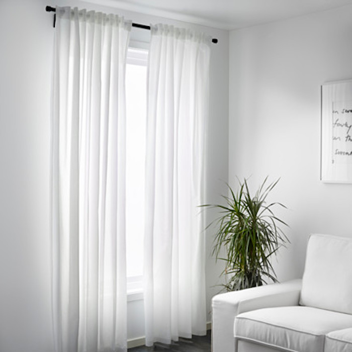 VIVAN Curtains, 1 pair, white