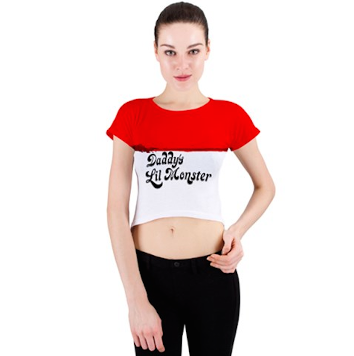 4 DADDY'S LIL MONSTER CROP TOP XS-3XL