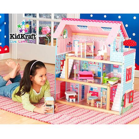 Kidkraft Chelsea Doll Cottage With Furniture