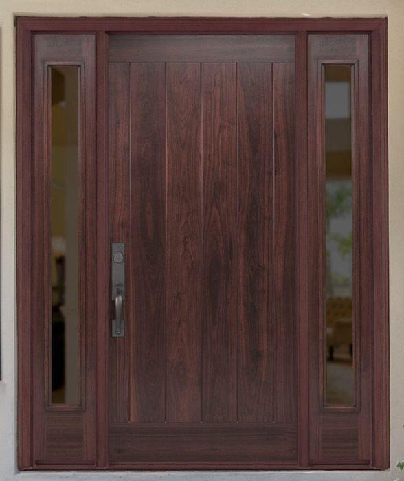 Masonite AvantGuard Flagstaff Finished Smooth Fiberglass Prehung Front Door