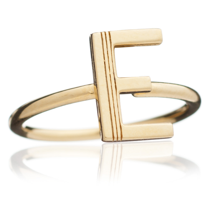 E INITIAL RING - ADJUSTABLE