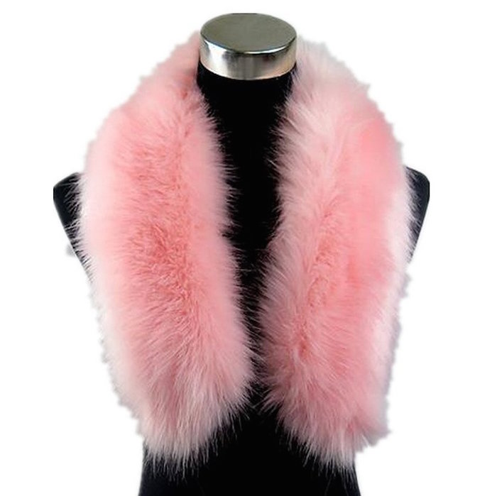 Super-Long Faux Fox Fur Luxury Scarf 