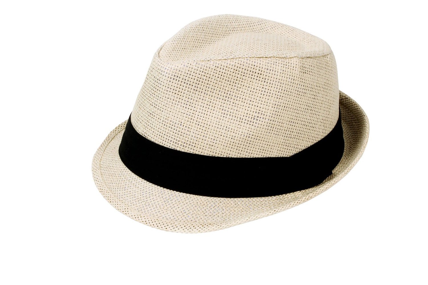Simplicity® Summer Sun Short Brim Straw Fedora Hat