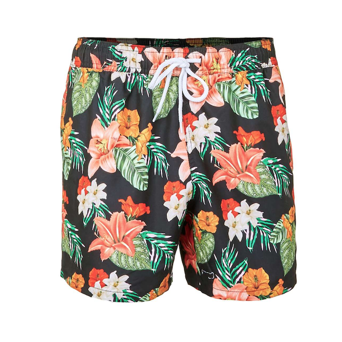 TOPMAN Hawaiian Floral Swim Shorts