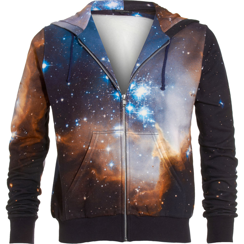Blue Galaxy Hoodie by Christopher Kane