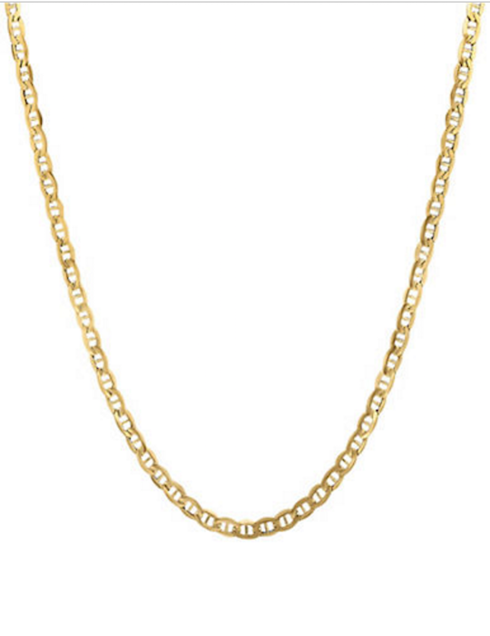 LORD & TAYLOR 14K Yellow Gold Rope Chain Link Necklace