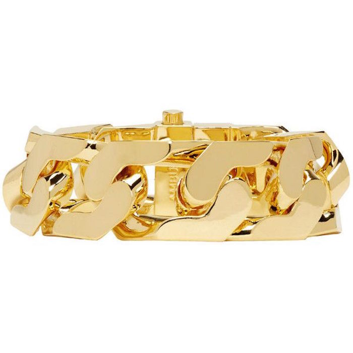 Ambush Gold New Classic Chain 1 Bracelet | Blingby