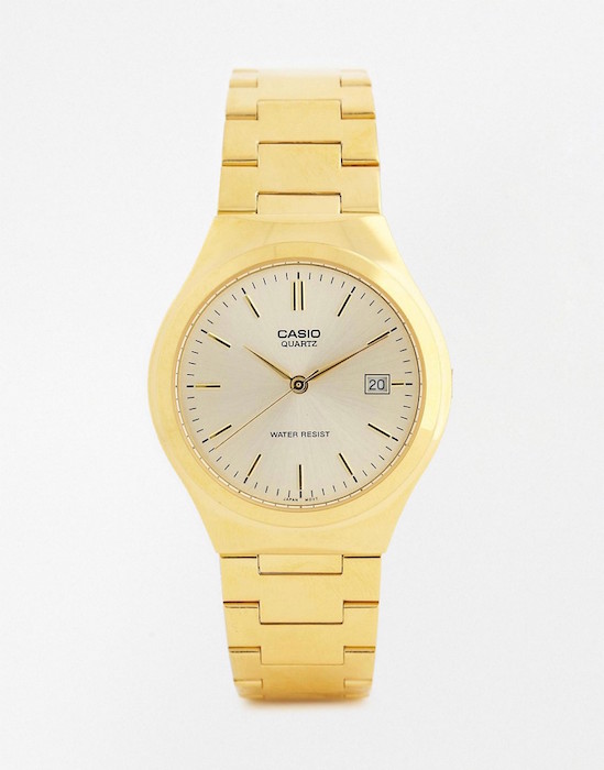 Casio Gold Stainless Steel Strap Watch MTP1170N-9A