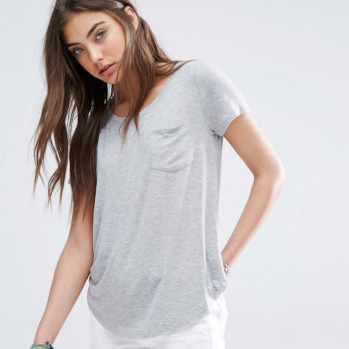 Esprit Slim Fit T-Shirt Grey