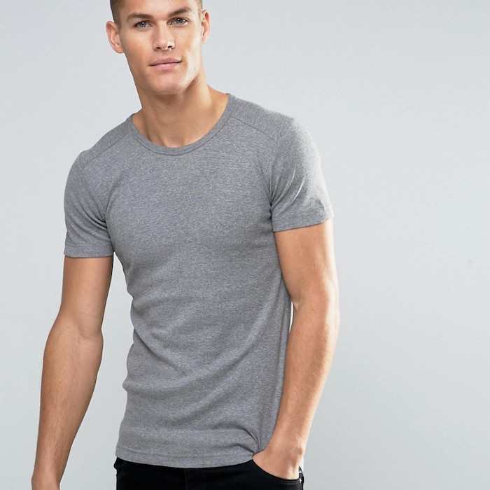 Esprit Slim Fit T-Shirt Grey