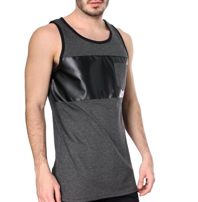 faux muscle shirt