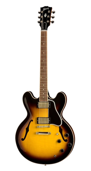 Gibson Custom ES-335 Dot Electric Guitar, Vintage Sunburst, Figured Maple