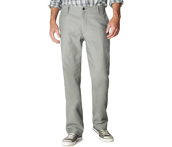 Dockers Pants, D2 Straight Fit Off The Clock Flat Front 