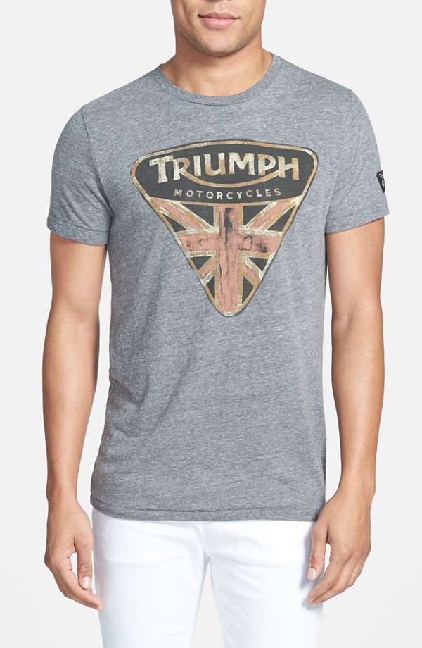 Triumph Badge' Graphic T-Shirt | Blingby