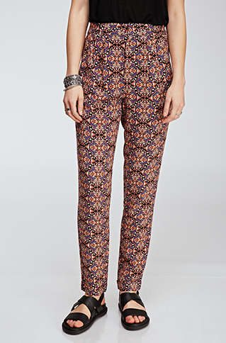 Abstract Tribal Print Trousers