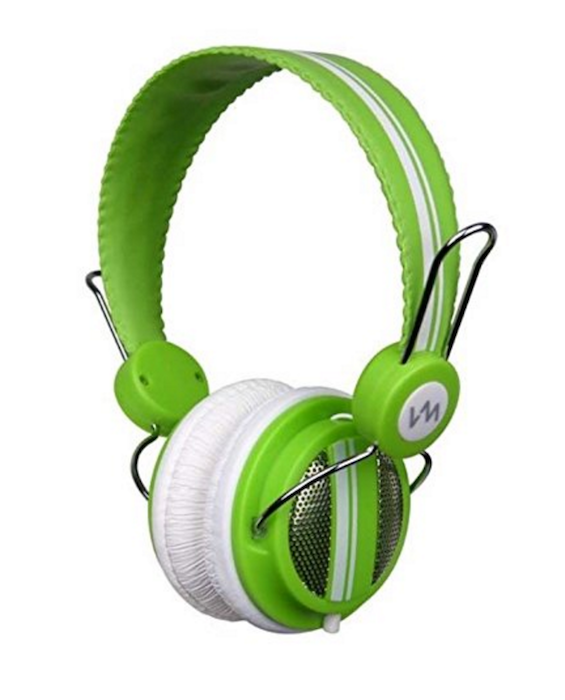 Audio Srhp5 Stereo Mp3/iphone Ipod on Ear Dj Headphones Monitor - Green