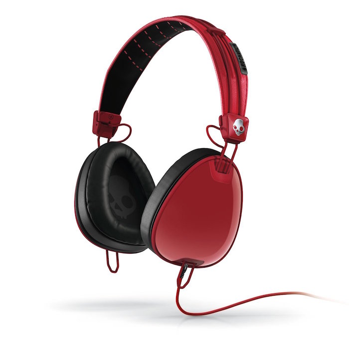 Skullcandy Aviator Headphones Mic3 (Red/Black/Wayfarer)