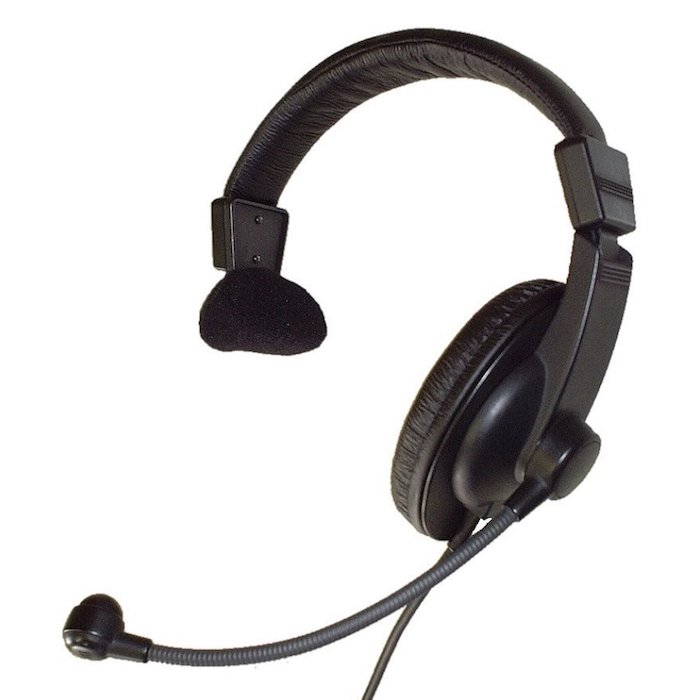 SHiROSHiTA Professional Lightweight Single-ear Headset with Boom Mic