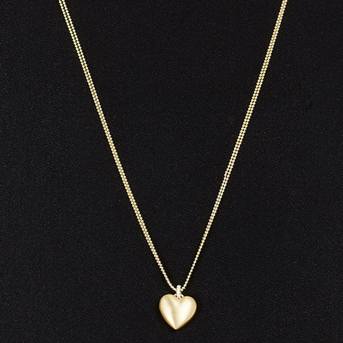 FINN Puffed Heart Pendant Necklace