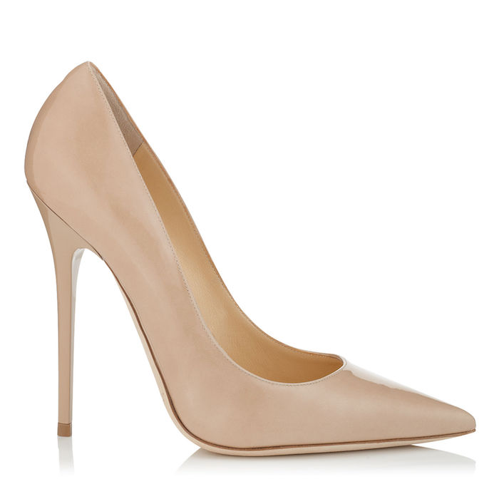 Anouk - Nude Patent Pointy Toe
