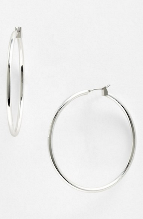 Anne Klein Large Hoop Earrings