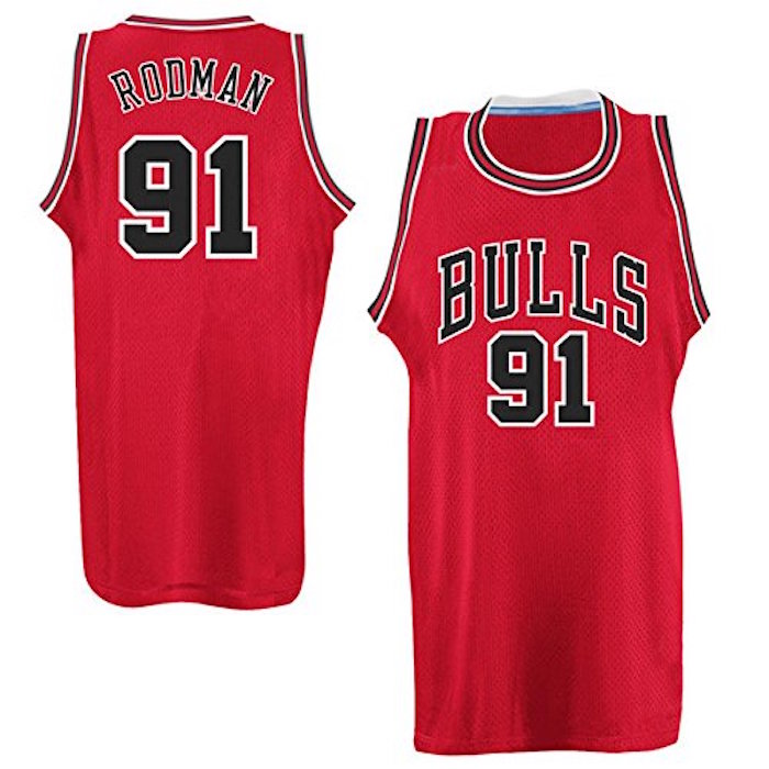 SUDE Men's Chicago Bulls NO.23 Jordan Basketball Jersey Red Basketball Uniform