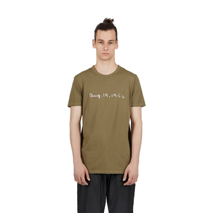 BLOOD BROTHER WISH YOU WERE HERE T-SHIRT IN KHAKI