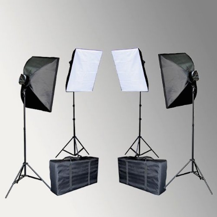 Ephoto 4000 Watt Digital Video Film Continuous Light Set