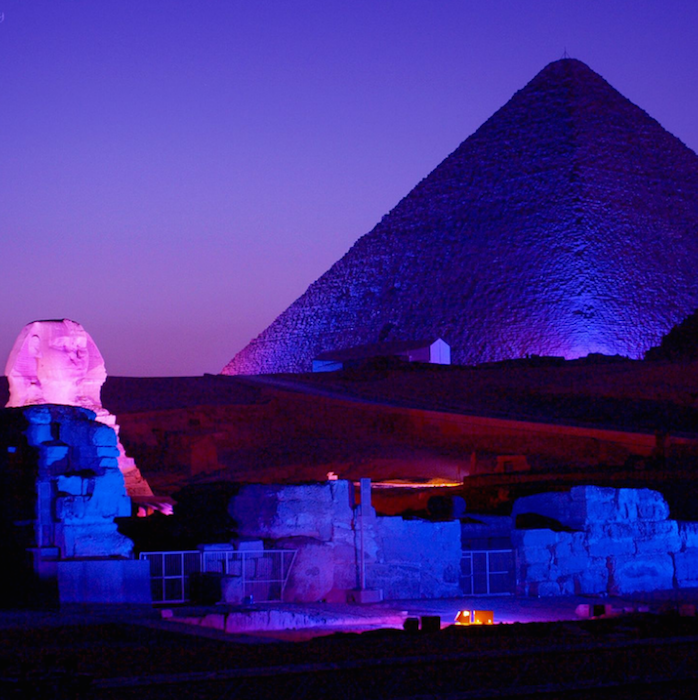 Pyramids Sound And Light Show With Private Transport