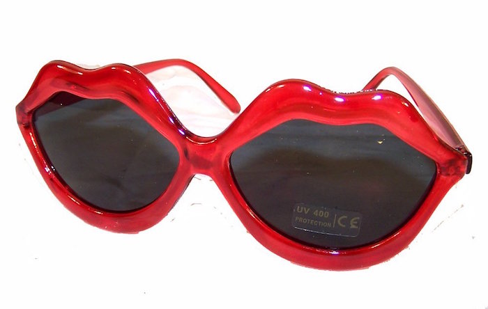 1 Pair Red Party Sexy Lips Novelty Party Glasses - Costume Dressup Sunglasses for Men or Women